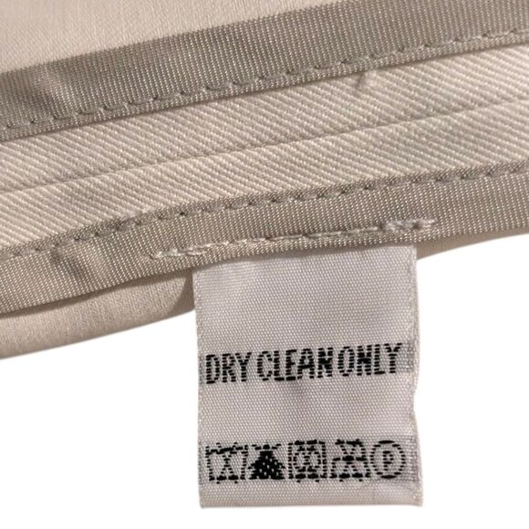 Tommy Bahama Men's Large 100% Silk Three Button Sport Coat Blazer in White - Picture 8 of 8